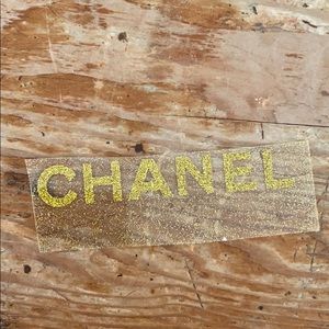 Chanel iron on logo